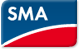 logo for SMA som leverer invertere eller vekselrettere til solcelleanlæg